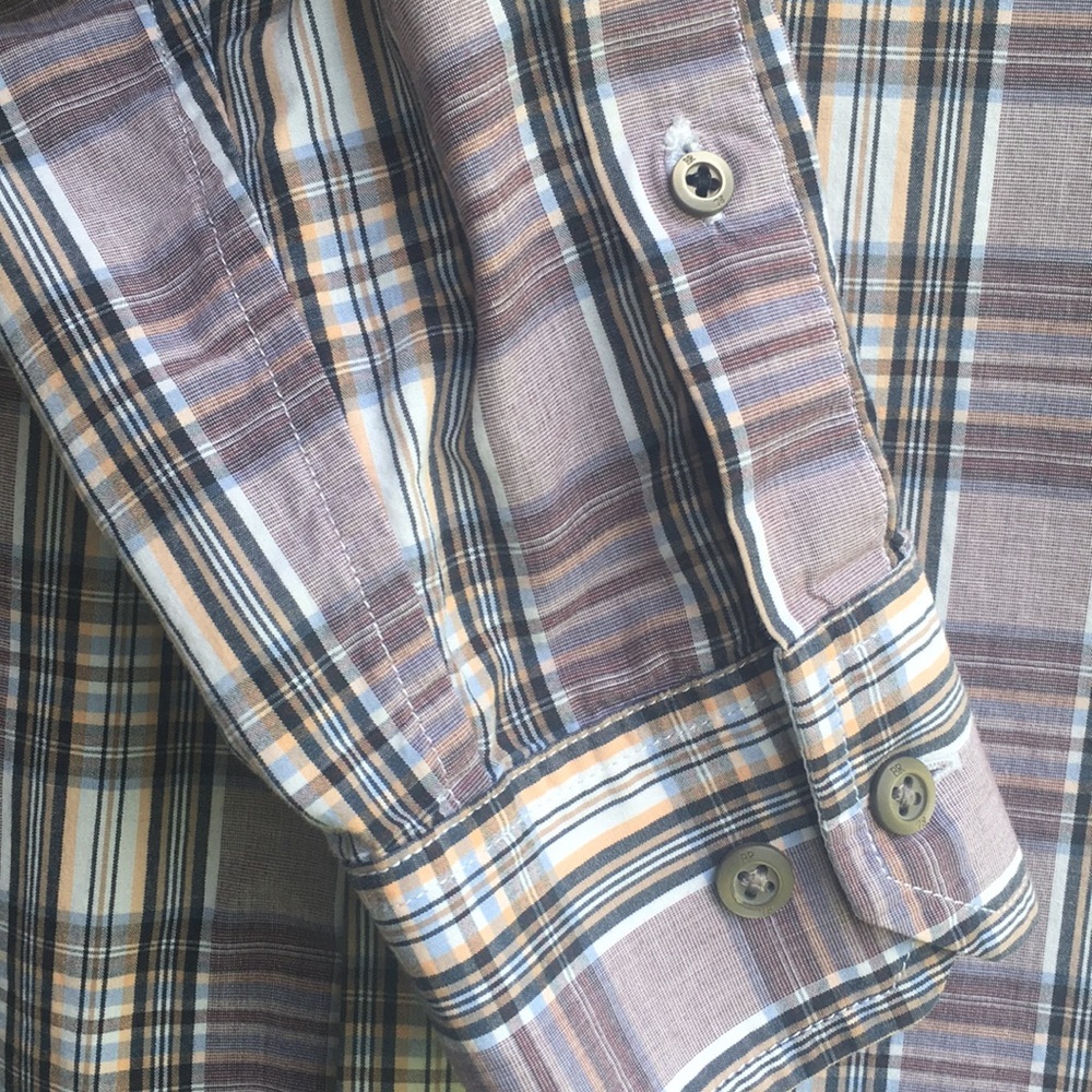 Br Plaid Cotton Button Down - image 4